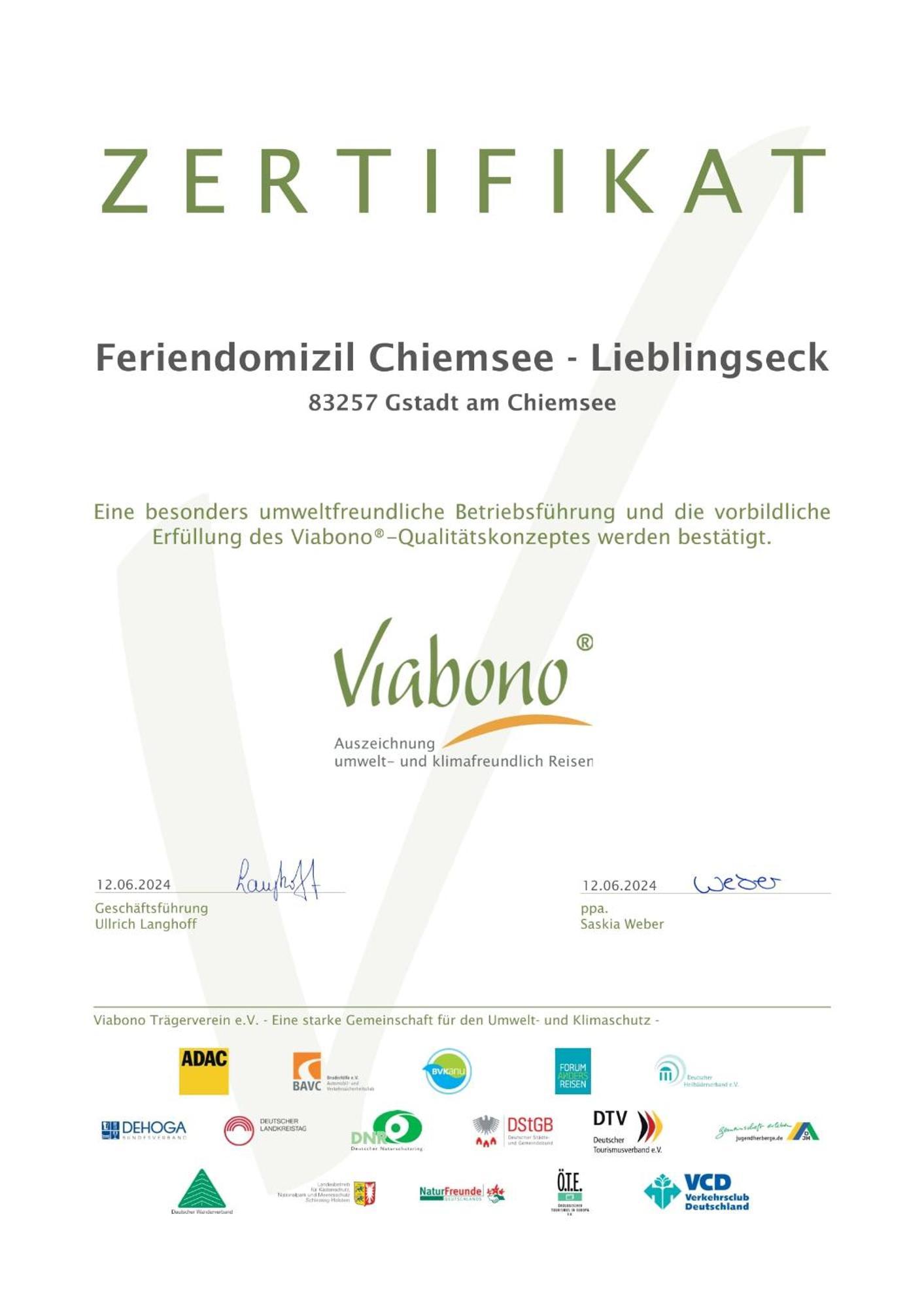 Lieblingseck Nachhaltige 5 Sterne Ferienwohnung Direkt Am Chiemsee Gstadt am Chiemsee Extérieur photo